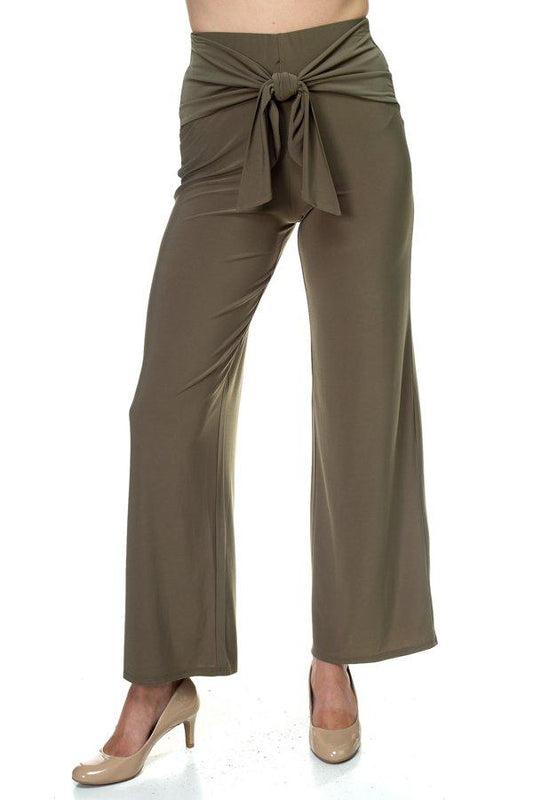 Wrap Waist Tie Pants - Absolute Fashion 2020