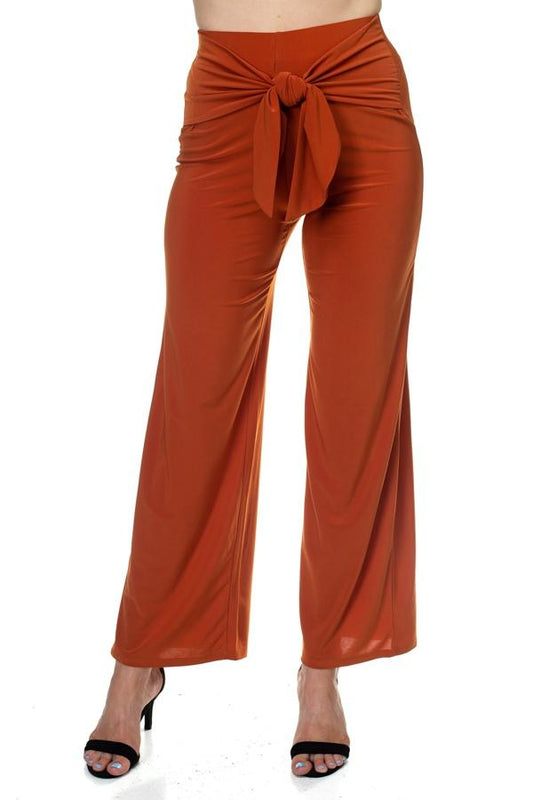 Wrap Waist Tie Pants - Absolute Fashion 2020