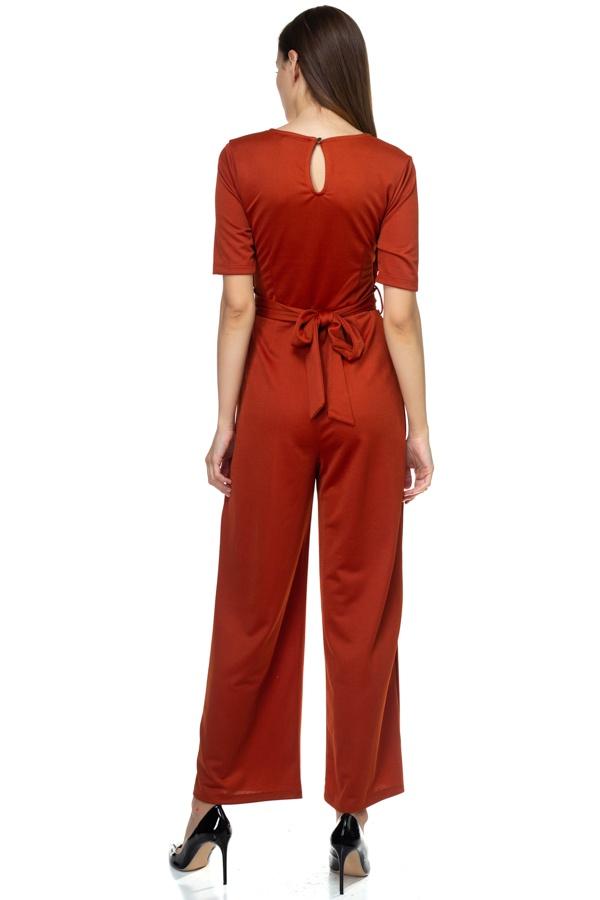 Grommets Belted Jumpsuit - Absolute Fashion 2020