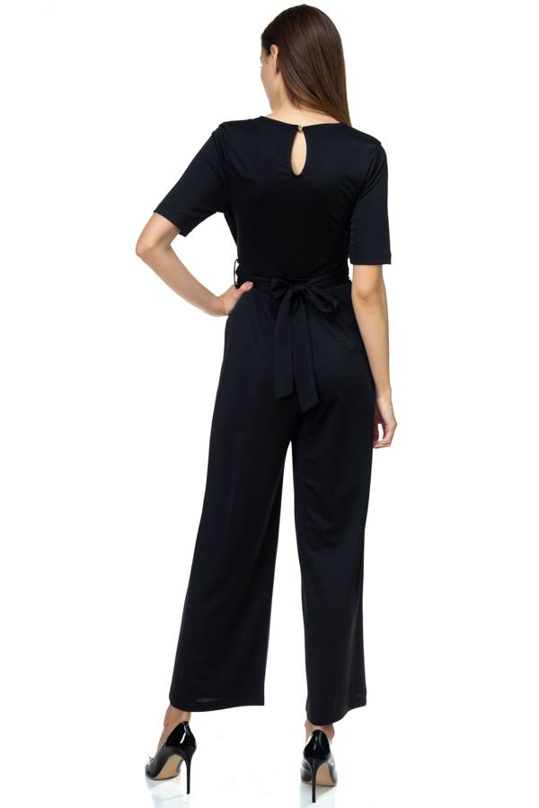 Grommets Belted Jumpsuit - Absolute Fashion 2020