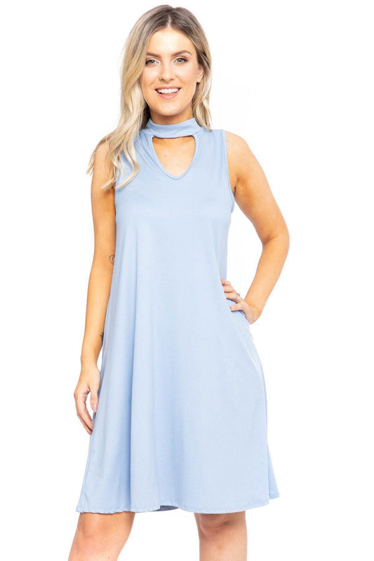 Sleeveless, Short A-line Dress - Absolute Fashion 2020