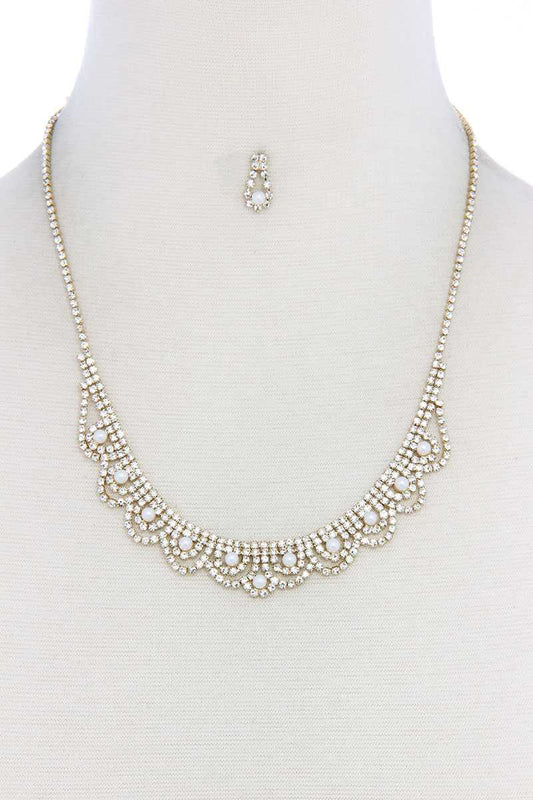 Rhinestone Necklace - Absolute Fashion 2020