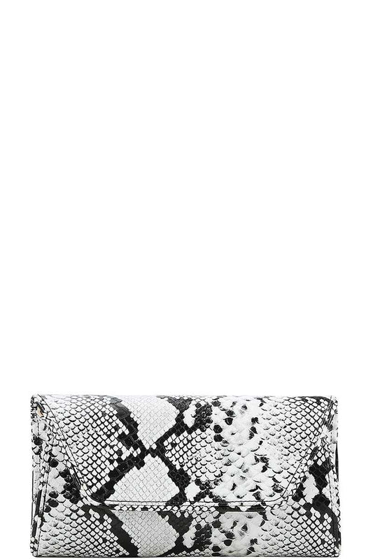 Cute Python Pattern Clutch Cross Body - Absolute Fashion 2020