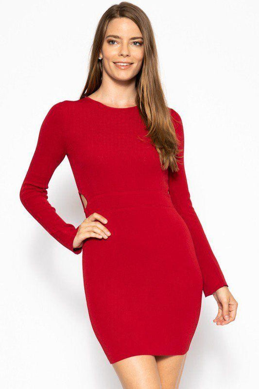 Bodycon Knit Dress Sweater Dress - Absolute Fashion 2020