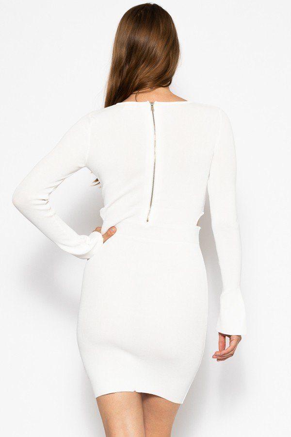 Bodycon Knit Dress Sweater Dress - Absolute Fashion 2020