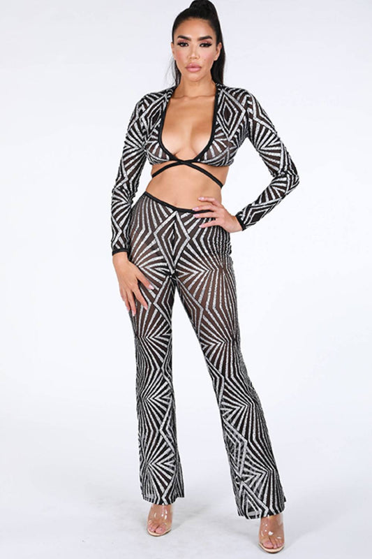 Glitter Pants Set - Absolute Fashion 2020