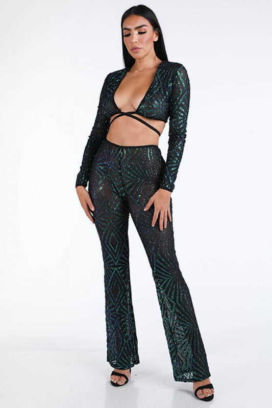 Glitter Pants Set - Absolute Fashion 2020