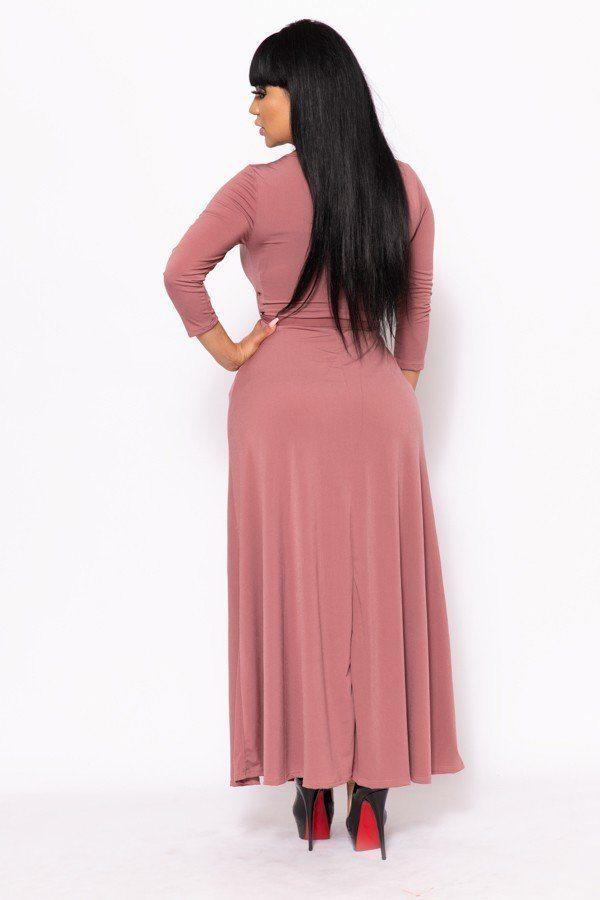 Elegant Maxi Dress With A Waist Tie - Absolute Fashion 2020