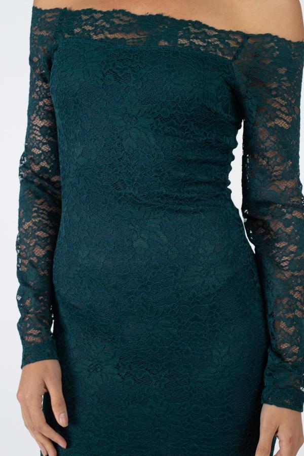 Floral Lace Off Shoulder Dress - Absolute Fashion 2020