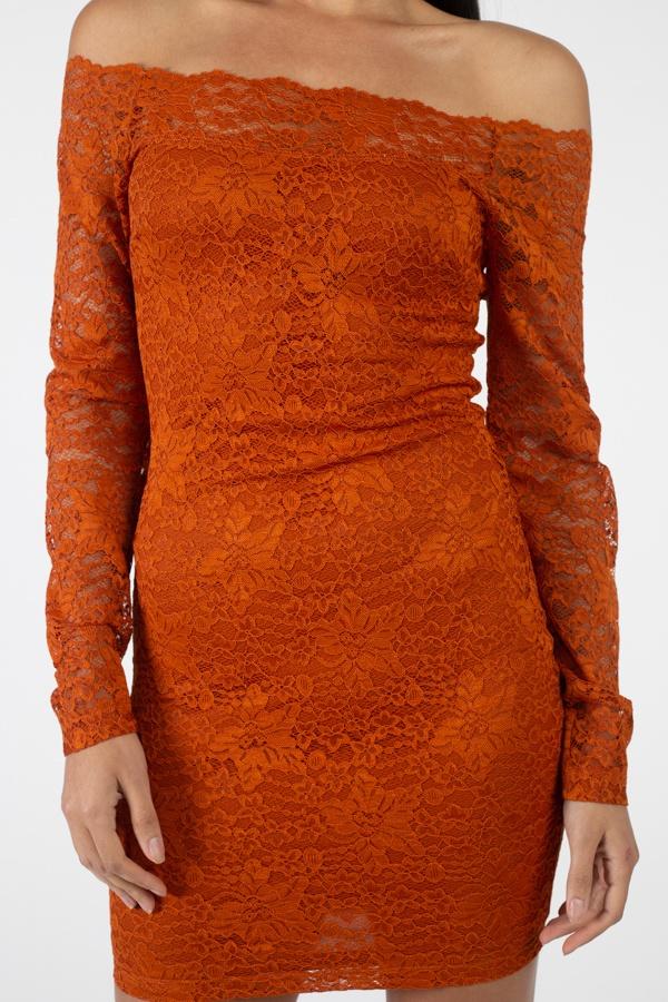 Floral Lace Off Shoulder Dress - Absolute Fashion 2020