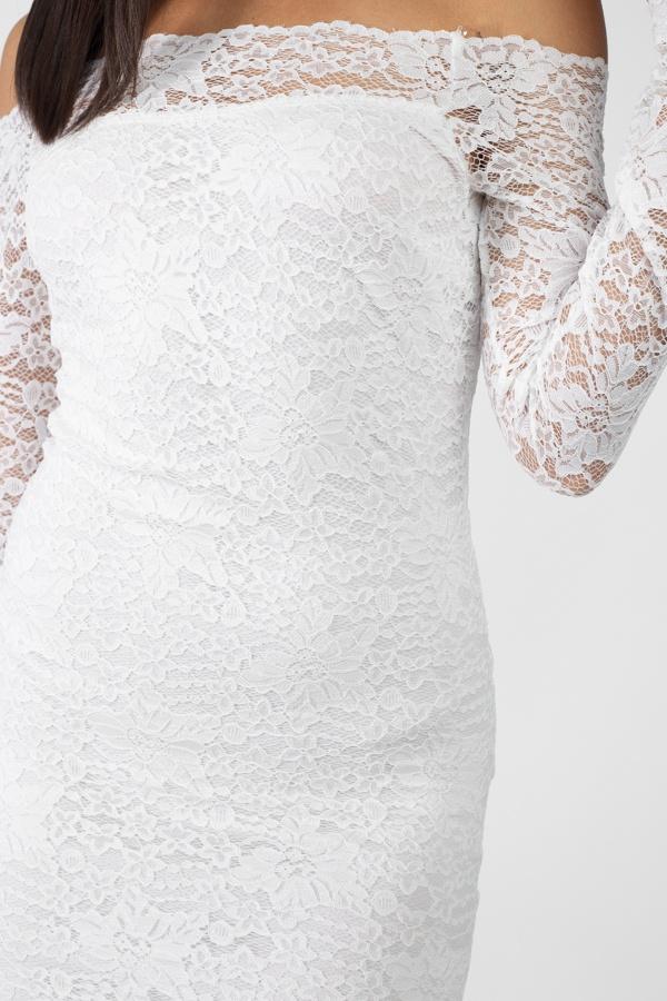 Floral Lace Off Shoulder Dress - Absolute Fashion 2020