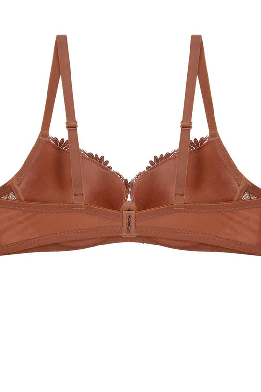 Flower Embroidery Bra W/underwire - Absolute Fashion 2020