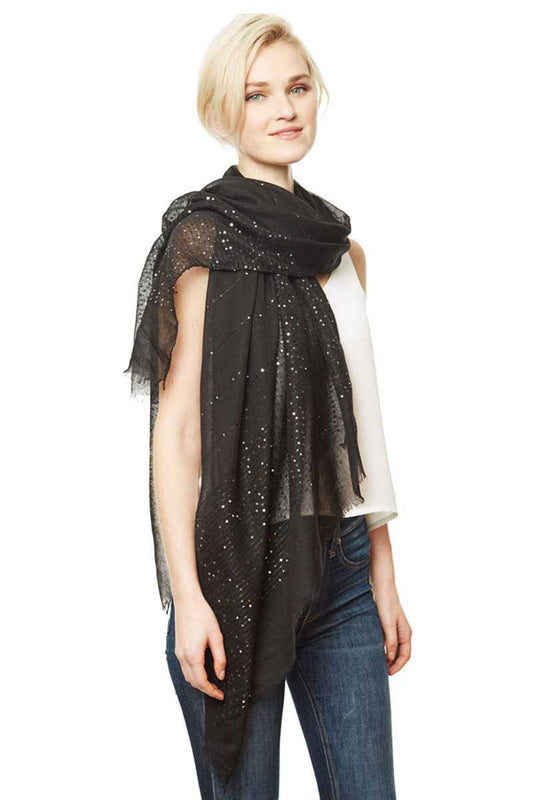 Solid Lurex Scarf - Absolute Fashion 2020