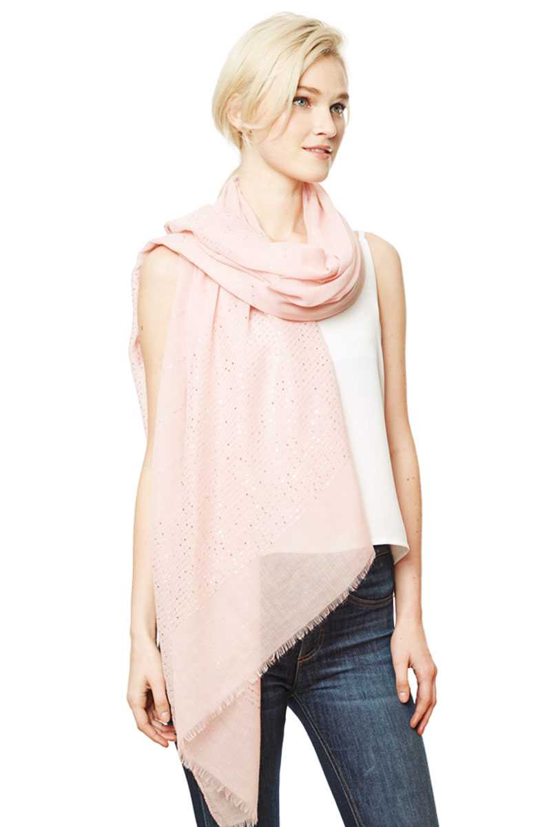 Solid Lurex Scarf - Absolute Fashion 2020