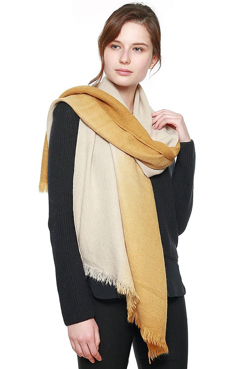 Two Tone Gradation Scarf - Absolute Fashion 2020