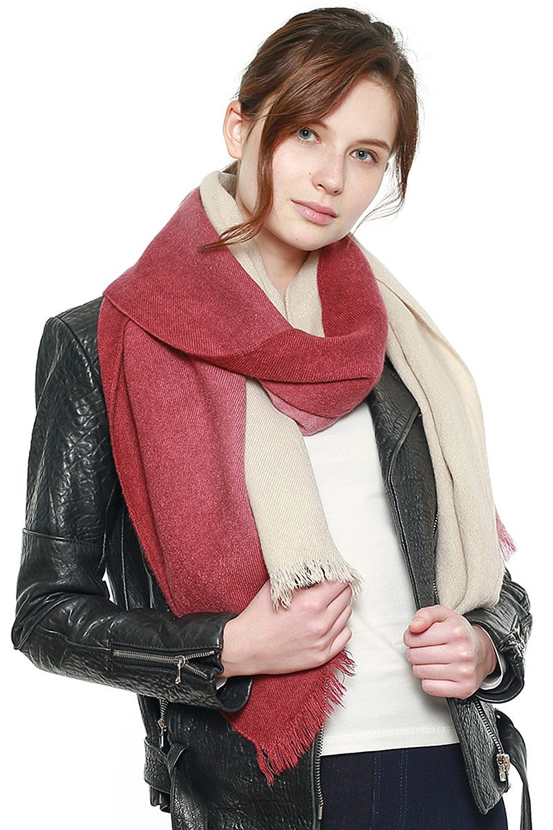Two Tone Gradation Scarf - Absolute Fashion 2020