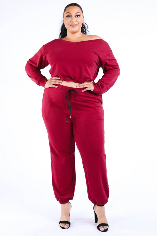 Casual Crop Jogger Set - Absolute Fashion 2020