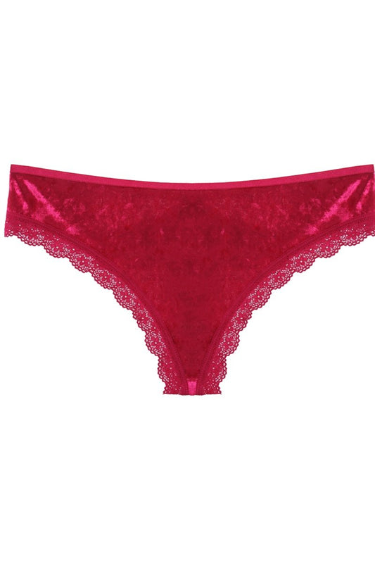 Cut Out Back Velvet Thong - Absolute Fashion 2020