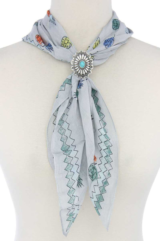 Concho Scarf Slide - Absolute Fashion 2020