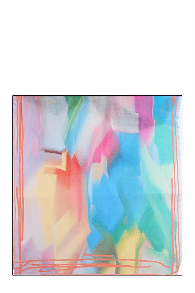 Soft Stylish Rainbow Color Scarf - Absolute Fashion 2020