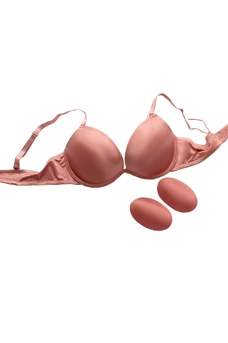 Shinny Push-up Plunge Bra - Absolute Fashion 2020