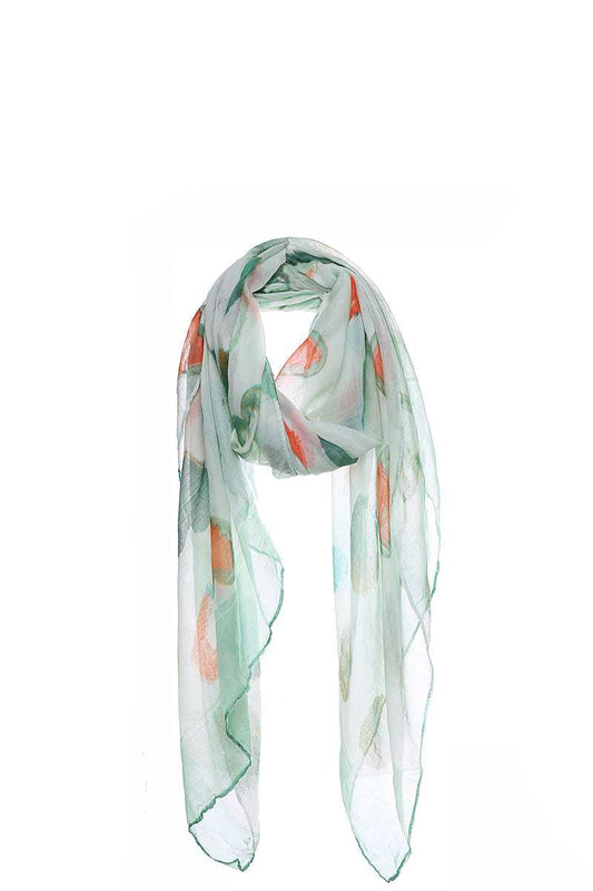 Fashion Soft Water Color Heart Print Scarf - Absolute Fashion 2020
