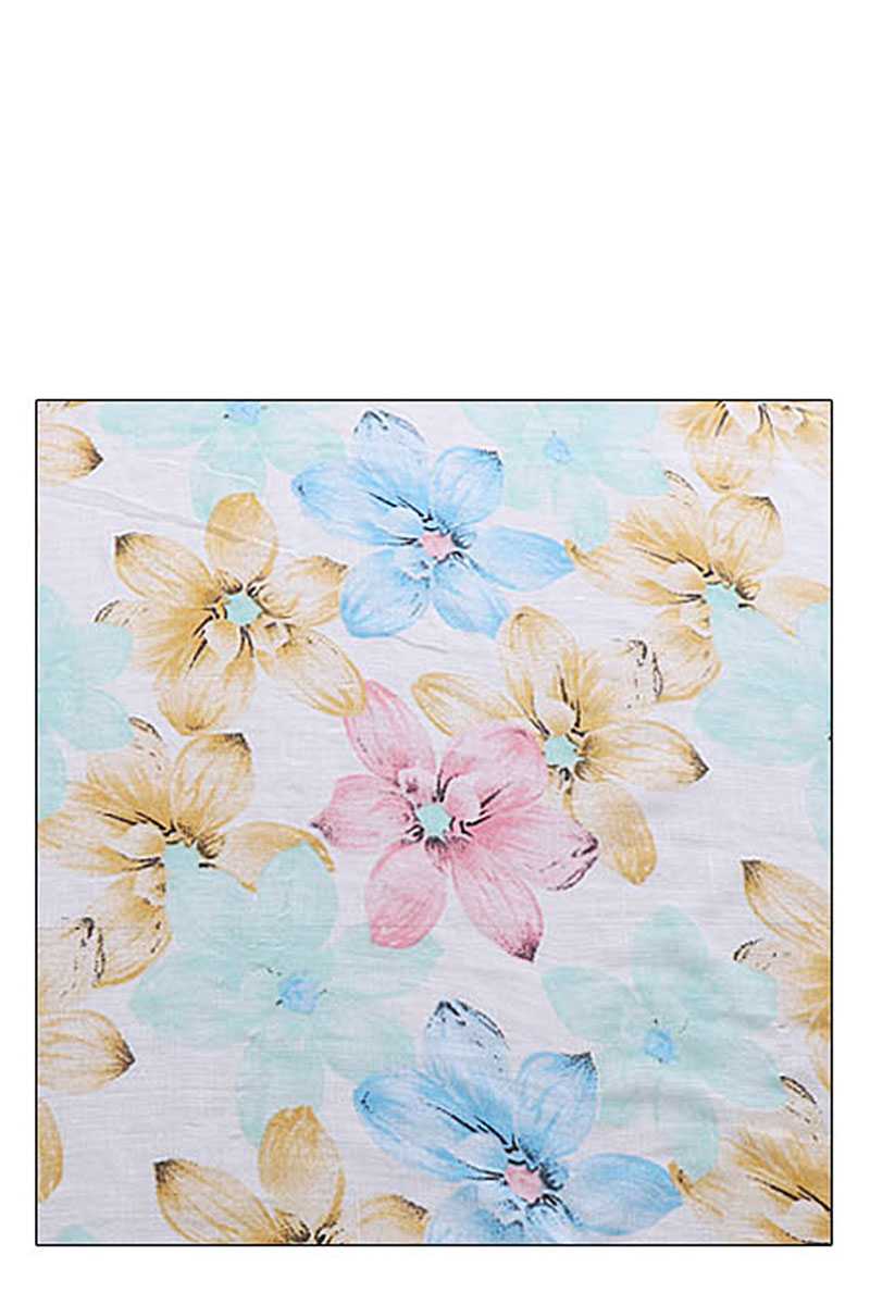 Fashion Multi Color Flower Print Chiffon Scarf - Absolute Fashion 2020