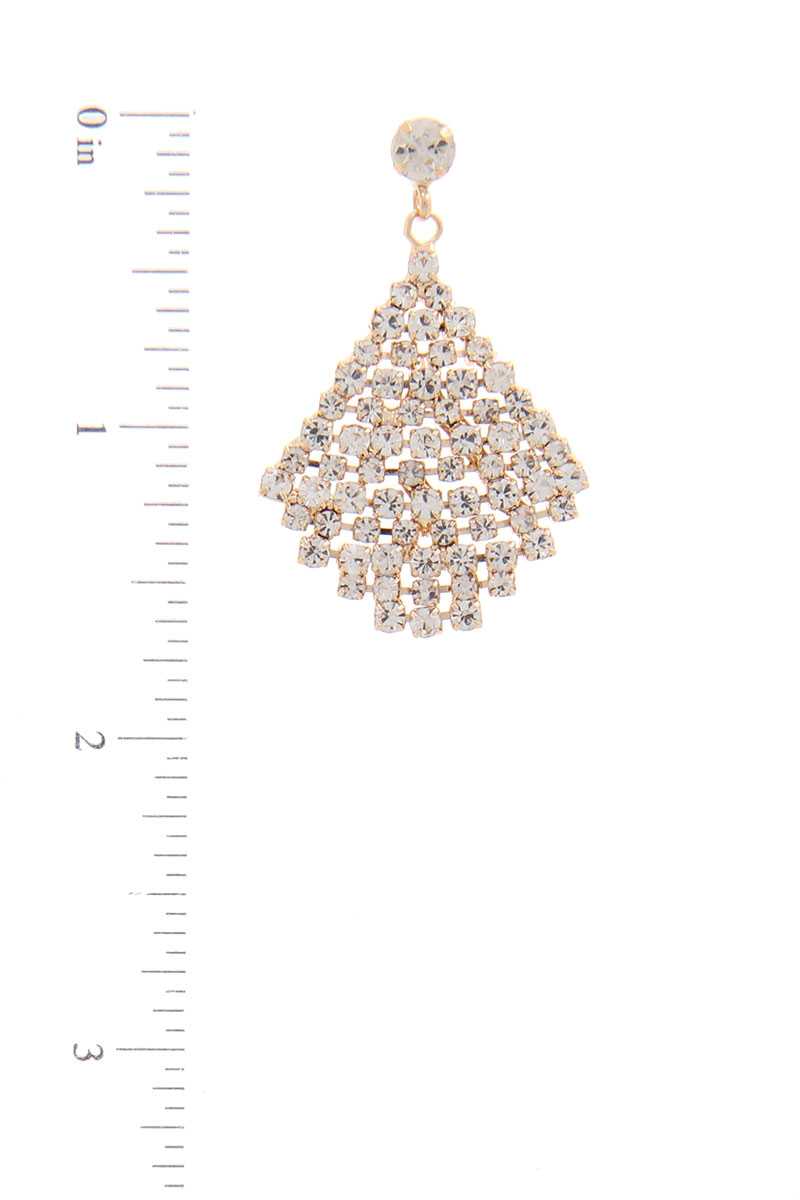 Rhinestone Drop Earring - Absolute Fashion 2020