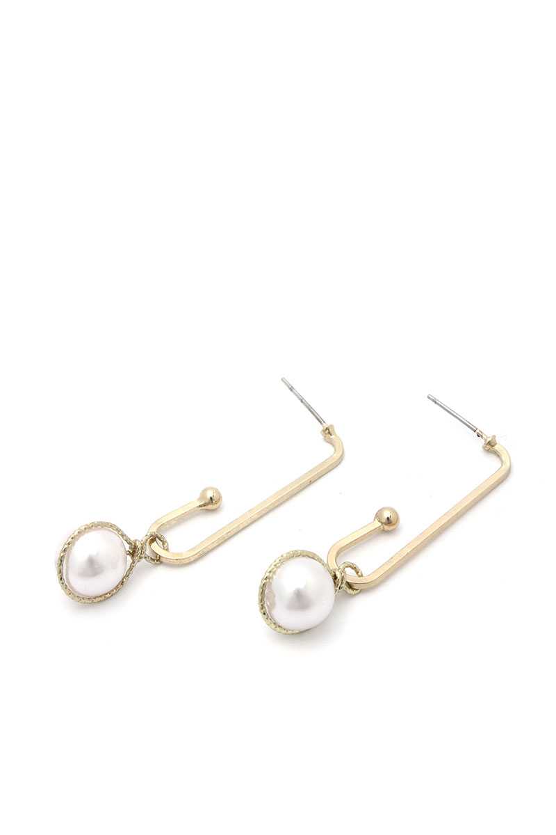 Wire Wrapped Pearl Drop Earring - Absolute Fashion 2020
