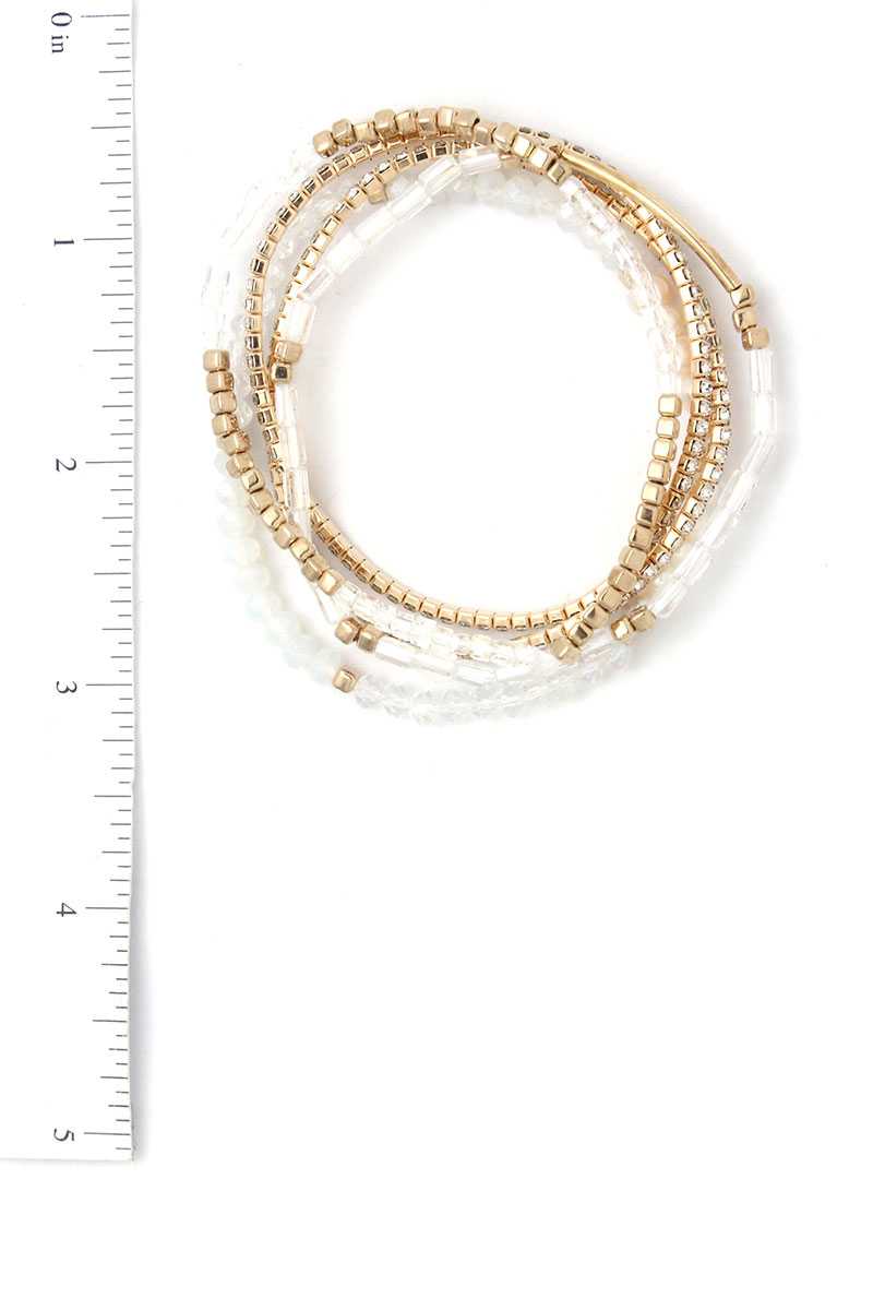 Fresh Water Pearl Stackable Bracelet Set - Absolute Fashion 2020