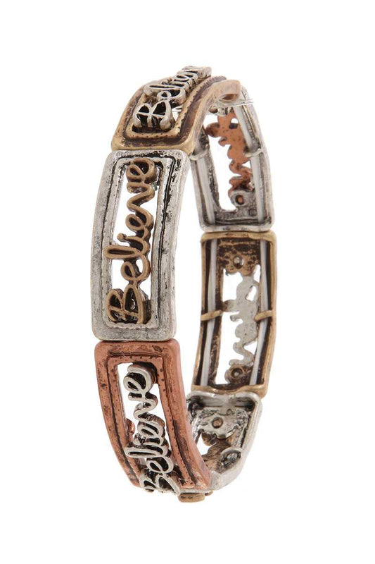 Believe Stretch Bracelet - Absolute Fashion 2020
