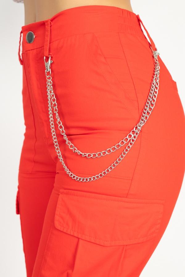 Chain Cargo Twill Jogger Pants - Absolute Fashion 2020
