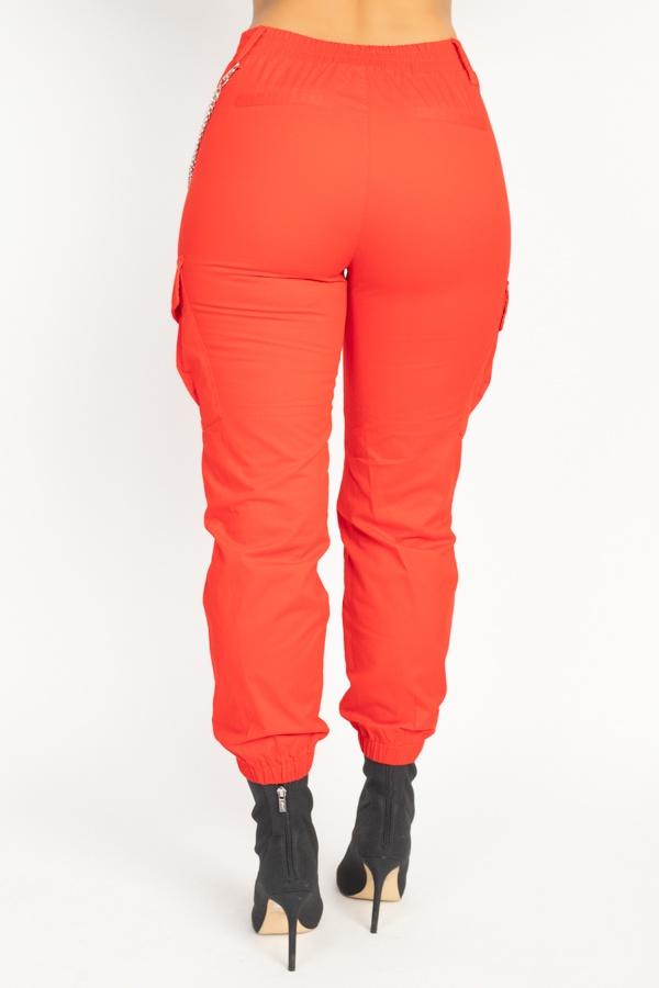 Chain Cargo Twill Jogger Pants - Absolute Fashion 2020