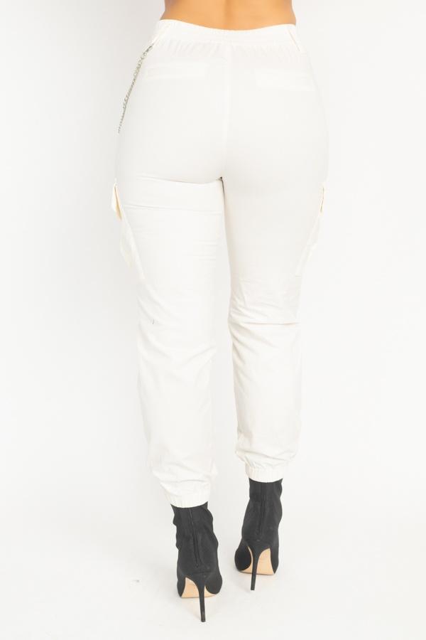Chain Cargo Twill Jogger Pants - Absolute Fashion 2020