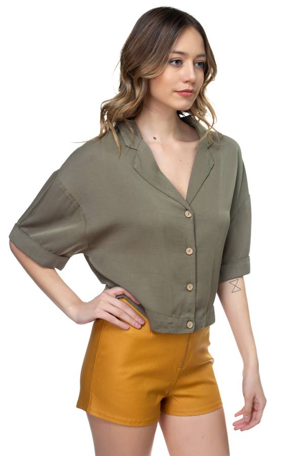 Boxy Button Down Shirt - Absolute Fashion 2020