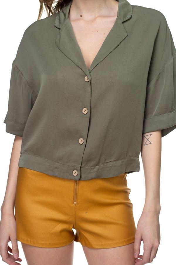 Boxy Button Down Shirt - Absolute Fashion 2020