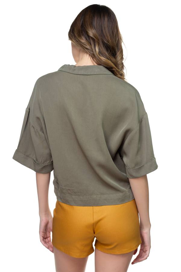 Boxy Button Down Shirt - Absolute Fashion 2020