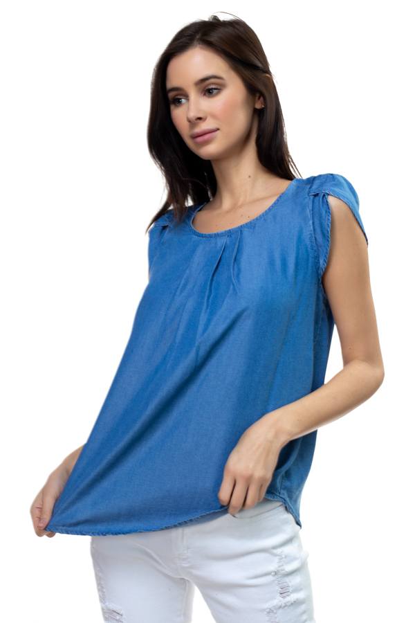 Tulip Sleeve Tencel Shirt - Absolute Fashion 2020