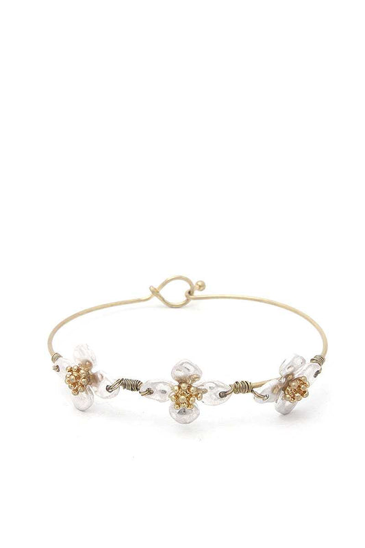Two Tone Metal Bracelet - Absolute Fashion 2020