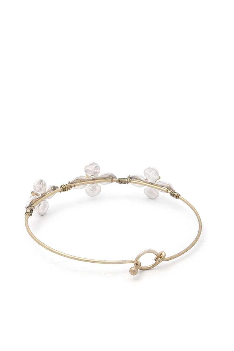 Two Tone Metal Bracelet - Absolute Fashion 2020
