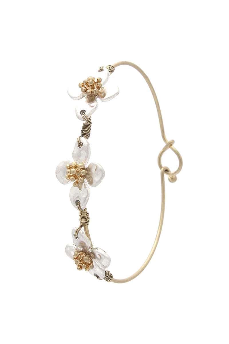 Two Tone Metal Bracelet - Absolute Fashion 2020