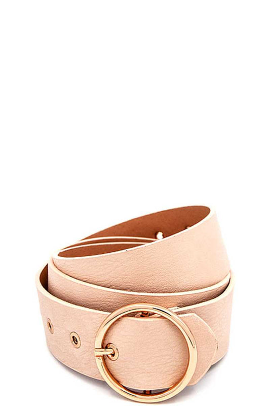 Round Buckle Frommet End Fashion Belt - Absolute Fashion 2020