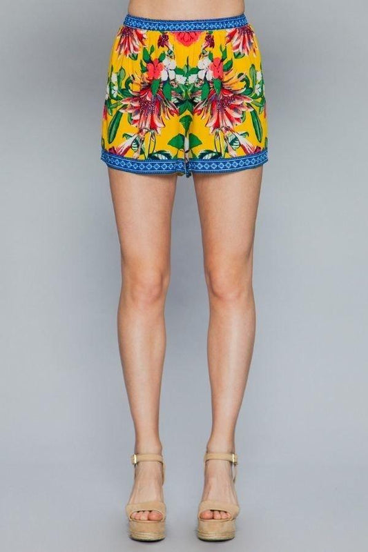Floral Print Lounge Shorts - Absolute Fashion 2020