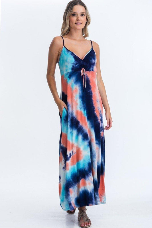 Tie Dye Maxi Dress - Absolute Fashion 2020