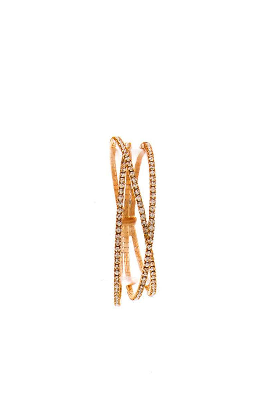 Trendy Multi Layer Rhinestone Bracelet - Absolute Fashion 2020