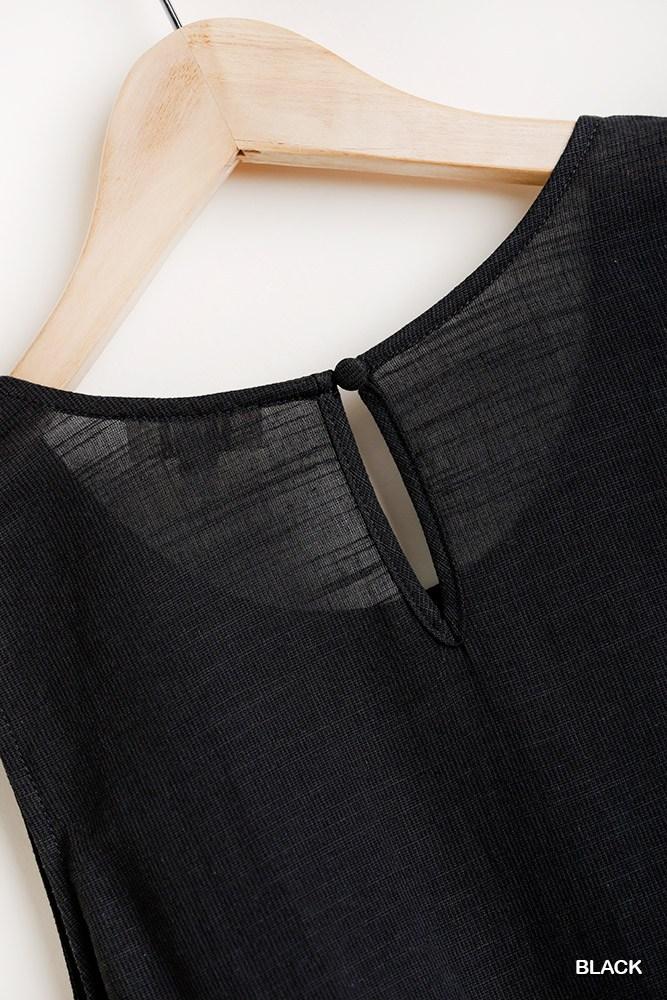 Sleeveless Tier Maxi Dress With Back Keyhole - Absolute Fashion 2020