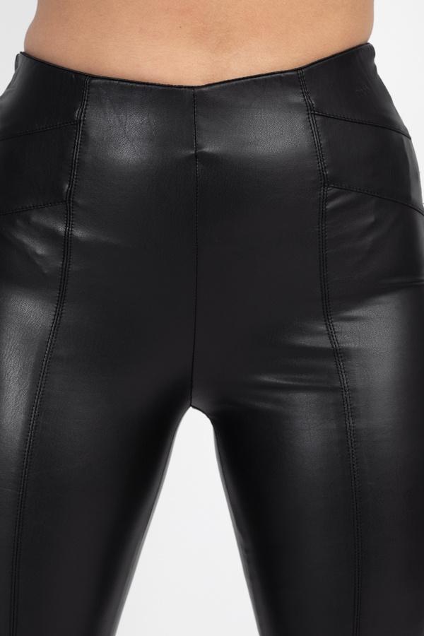 High Waist Faux Leather Pants - Absolute Fashion 2020