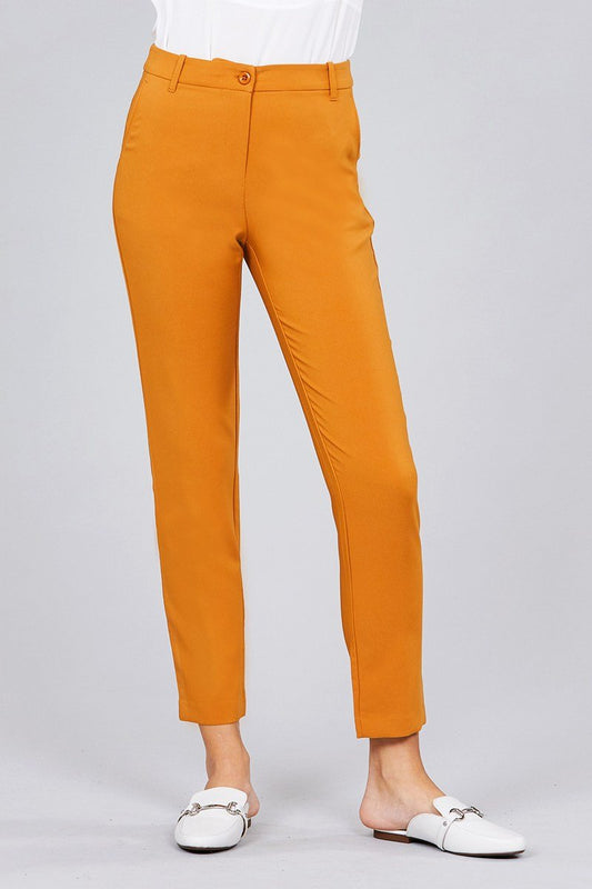 Seam Side Pocket Classic Long Pants - Absolute Fashion 2020