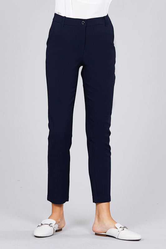 Seam Side Pocket Classic Long Pants - Absolute Fashion 2020
