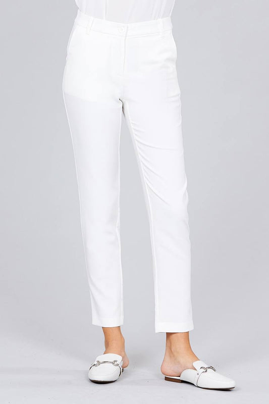 Seam Side Pocket Classic Long Pants - Absolute Fashion 2020